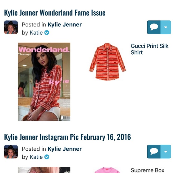 Gucci script logo silk shirt. As worn by Beyoncé in Formation
Monogrammed button - Picture 2 of 11